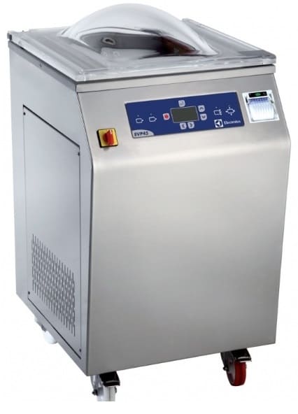 Se Zanussi Vakuumpakker Med HACCP Labelprinter - 20 m³/t - Gulvmodel hos Gastroudstyr