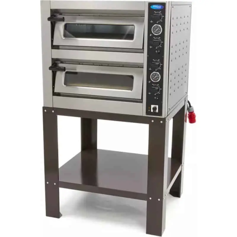 Frame Deluxe Pizza Oven 4 4 x 25 cm Double2 - Gastroudstyr.dk