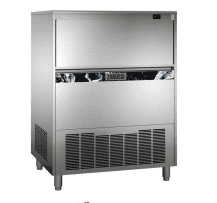 Se Zanussi Isterningmaskine - Halvdyse-is - 145 kg/24 timer, 45 kg beholder - luftkølet hos Gastroudstyr